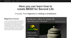 Desktop Screenshot of createmesh.com